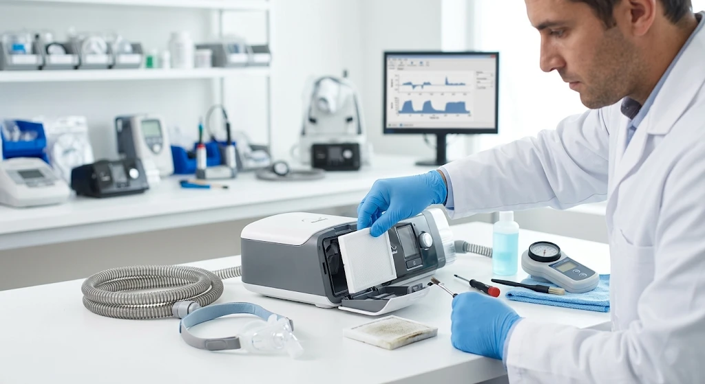 Mantenimiento de equipos CPAP